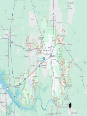 Huntsville, Alabama vs Birmingham, Alabama Population and Size Compared