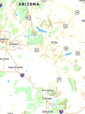 Tucson, Arizona vs Mesa, Arizona Population and Size Compared