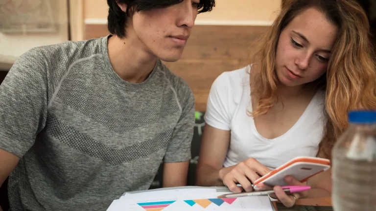 Young people learning Financial Tips for Young.