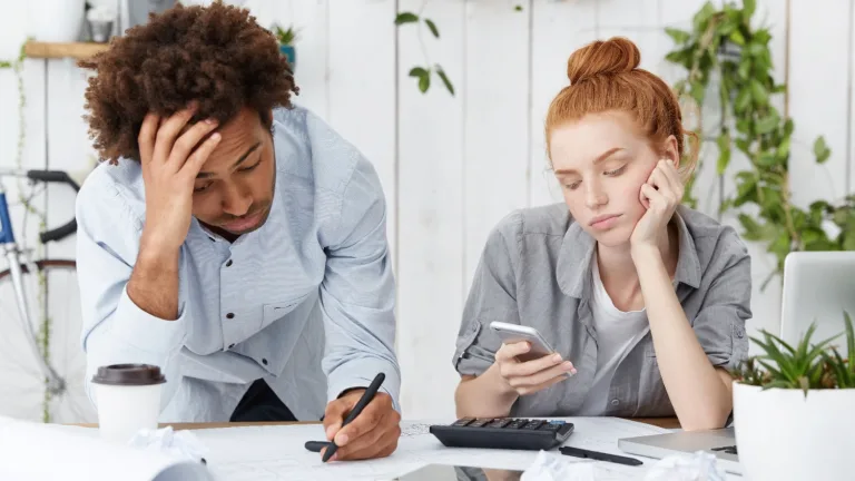 a couple dealing with Good and Bad Debt.