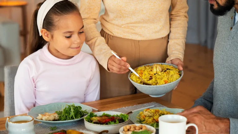family using Supplemental Nutrition Assistance Program.