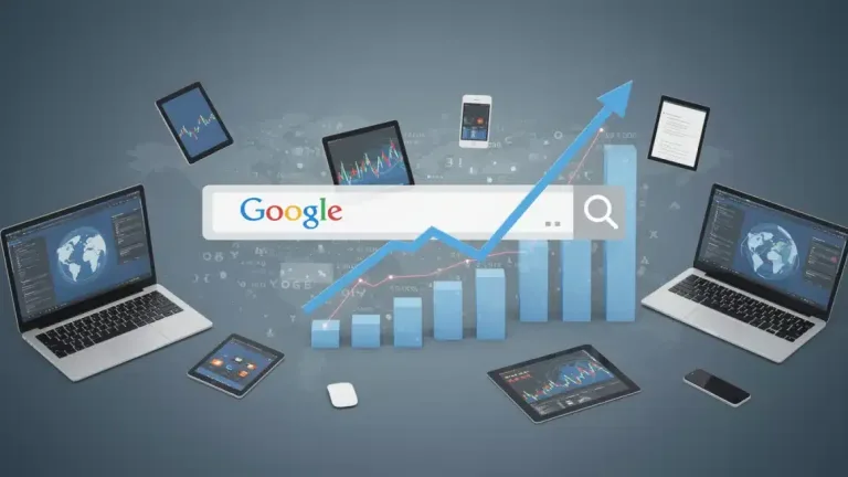 Graph showing SEO ranking changes after Google update, impacting US websites