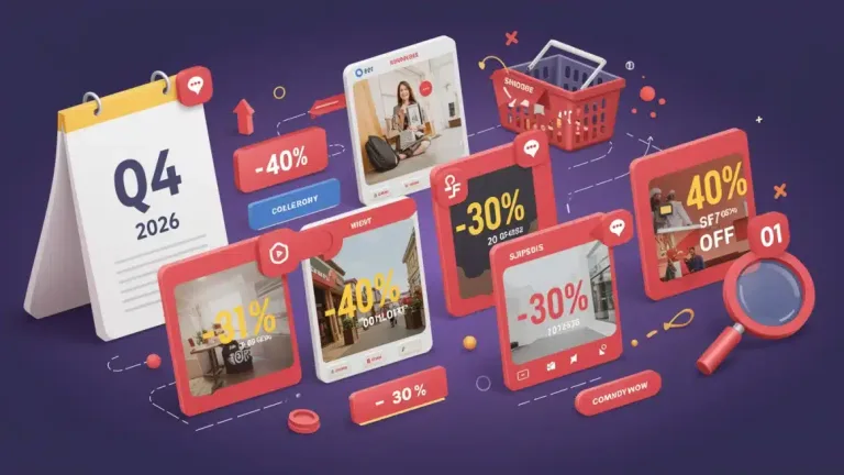 Digital screen showing price drop alerts for popular products in Q4 2026