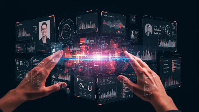 Digital dashboard showcasing advanced first-party data analytics for enhanced marketing