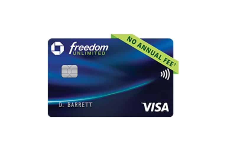 Chase Freedom Unlimited Credit Card image.