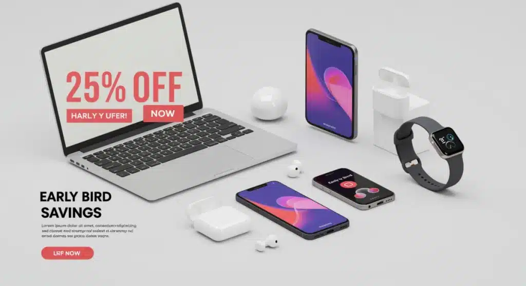 Early Bird Savings: 25% Off Tech Gadgets by January 31, 2026