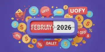 Limited-time offers countdown to 2026, featuring shopping cart and discount symbols.