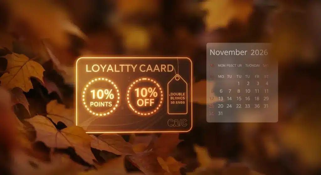 Loyalty Program Perks: Double Points & 10% Off in November 2026