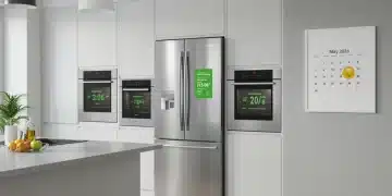 Modern kitchen with energy-efficient appliances, emphasizing savings and the May 2026 rebate deadline.