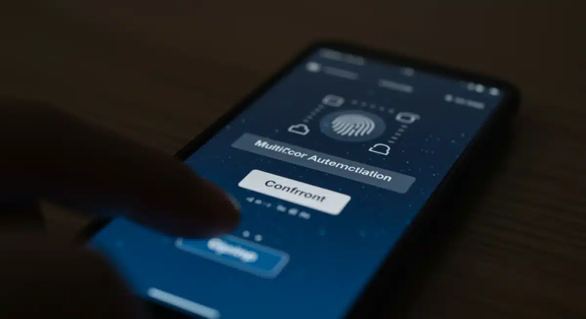 Smartphone showing multi-factor authentication for online purchases, highlighting enhanced security.